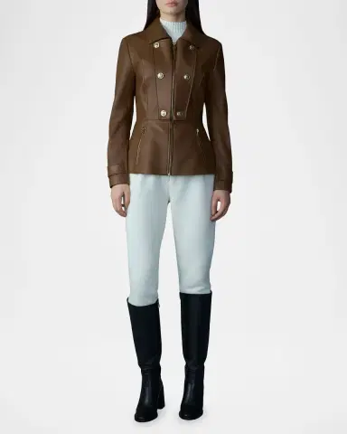 Mackage Barbara Leather Jacket | Thumbnail 2 Mackage Barbara Leather Jacket | Thumbnail 2