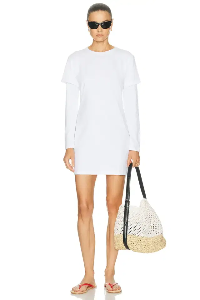 LESET Margo Layered Mini Dress