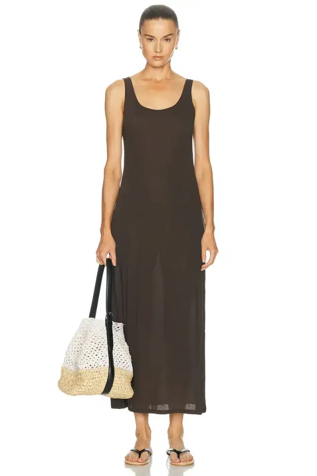 LESET Milo Scoop Tank Dress