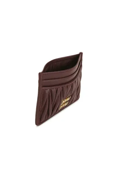 Miu Miu Matelasse Card Holder | Thumbnail 4 Miu Miu Matelasse Card Holder | Thumbnail 4