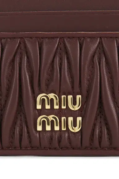 Miu Miu Matelasse Card Holder | Thumbnail 6 Miu Miu Matelasse Card Holder | Thumbnail 6