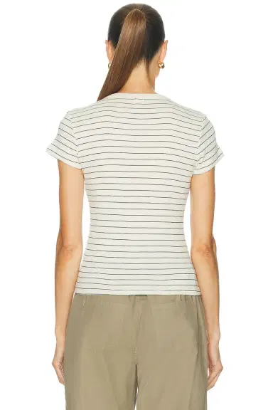 LESET Nando Stripe Slim Fit Tee | Thumbnail 3
