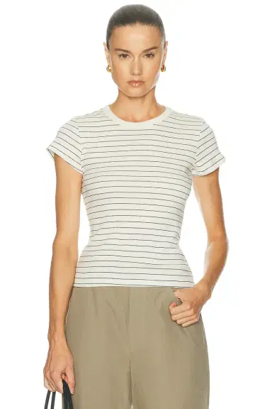 LESET Nando Stripe Slim Fit Tee | Thumbnail 1