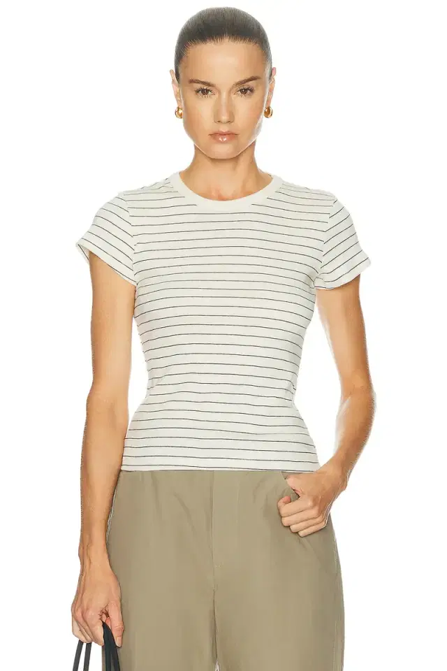 LESET Nando Stripe Slim Fit Tee