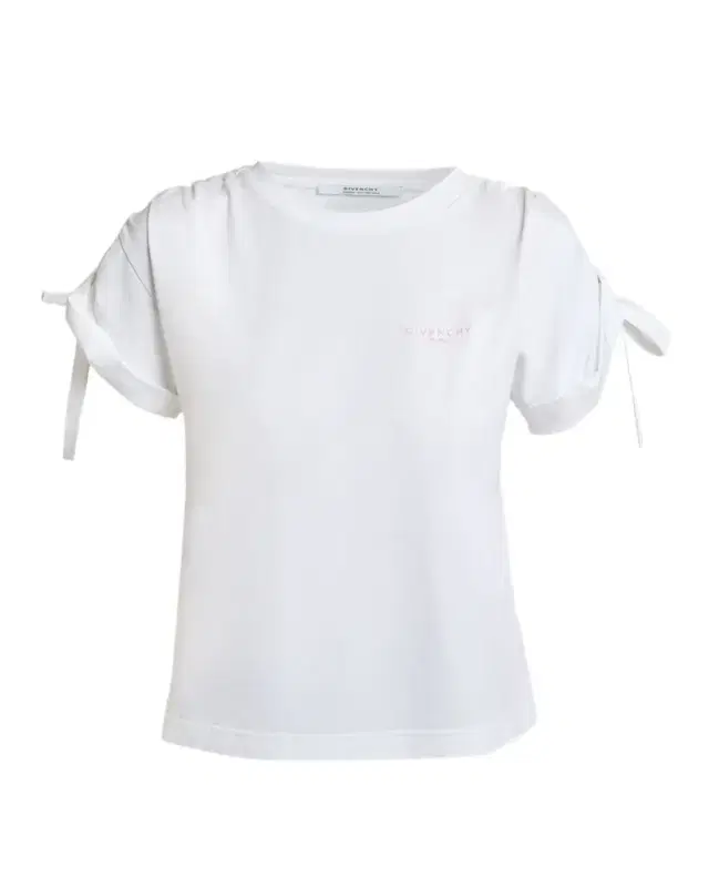 Givenchy Gathered Shoulder Short-Sleeve T-Shirt