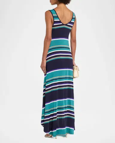 Ramy Brook Holly Striped Midi Dress | Thumbnail 3