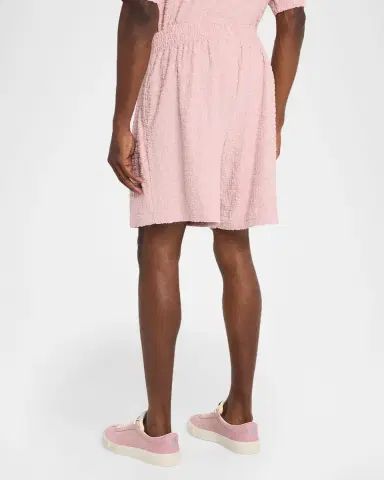 PURPLE Men's Terry Toweling Pull-On Shorts | Thumbnail 3 PURPLE Men's Terry Toweling Pull-On Shorts | Thumbnail 3