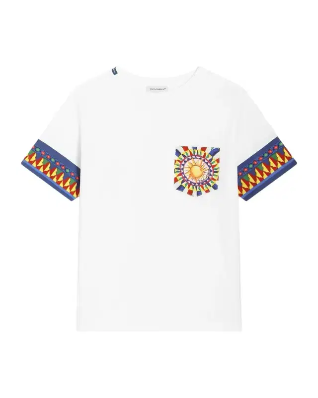 Dolce & Gabbana Boy 's Carretto Pocketed Short-Sleeve T-Shirt, Size 4-6