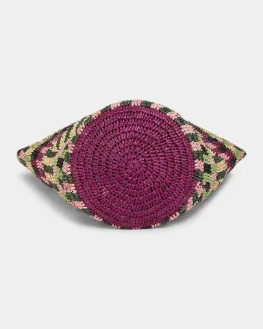 Veronica Beard Striped Raffia Tote Bag | Thumbnail 6 Veronica Beard Striped Raffia Tote Bag | Thumbnail 6