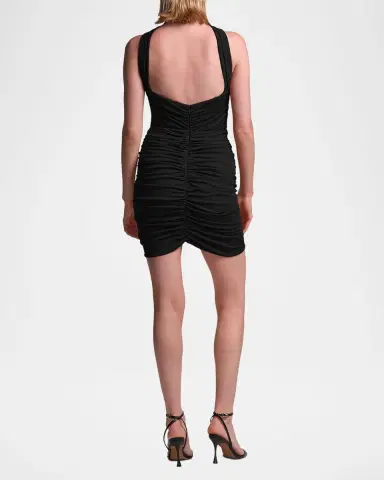 BCBGMAXAZRIA Zoe Strapless Ruched Jersey Mini Dress | Thumbnail 3 BCBGMAXAZRIA Zoe Strapless Ruched Jersey Mini Dress | Thumbnail 3