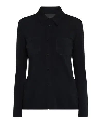 Nili Lotan Ibra Wool Jersey Button-Down Shirt | Thumbnail 1 Nili Lotan Ibra Wool Jersey Button-Down Shirt | Thumbnail 1