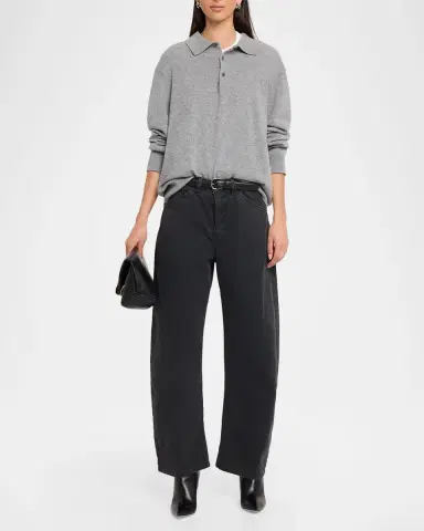 Nili Lotan Jovan Cashmere Polo Sweater | Thumbnail 2 Nili Lotan Jovan Cashmere Polo Sweater | Thumbnail 2