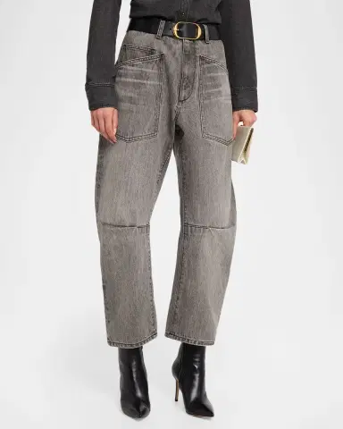 Nili Lotan Shon Barrel-Leg Jeans | Thumbnail 4