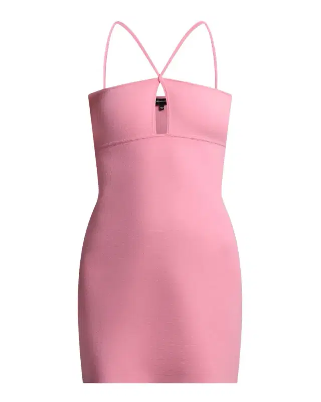 BCBGMAXAZRIA Josette Cutout Stretch Knit Halter Mini Dress