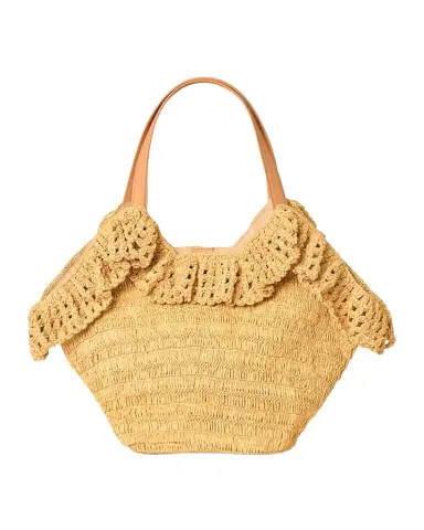 BTB Los Angeles Tessa Raffia Tote Bag | Thumbnail 1 BTB Los Angeles Tessa Raffia Tote Bag | Thumbnail 1