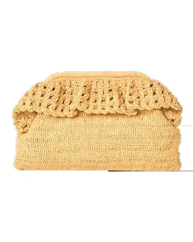 BTB Los Angeles Tessa Raffia Clutch | Thumbnail 2 BTB Los Angeles Tessa Raffia Clutch | Thumbnail 2