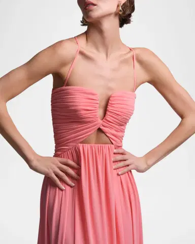 BCBGMAXAZRIA Mimi Sweetheart Cutout Jersey Midi Dress | Thumbnail 5