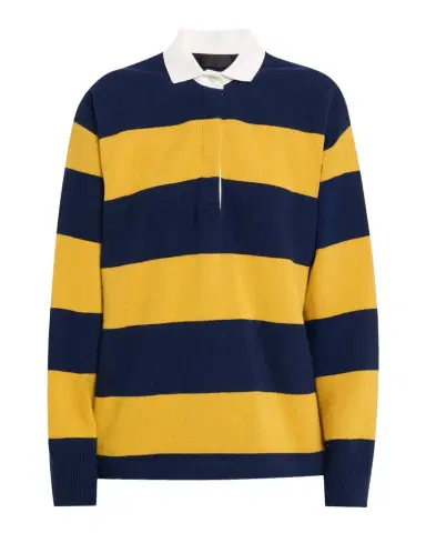 Nili Lotan Rashida Wool-Cashmere Rugby Sweater | Thumbnail 1