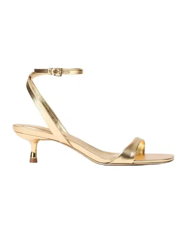 Simkhai Hannah Metallic Leather Kitten-Heel Sandals | Thumbnail 1 Simkhai Hannah Metallic Leather Kitten-Heel Sandals | Thumbnail 1