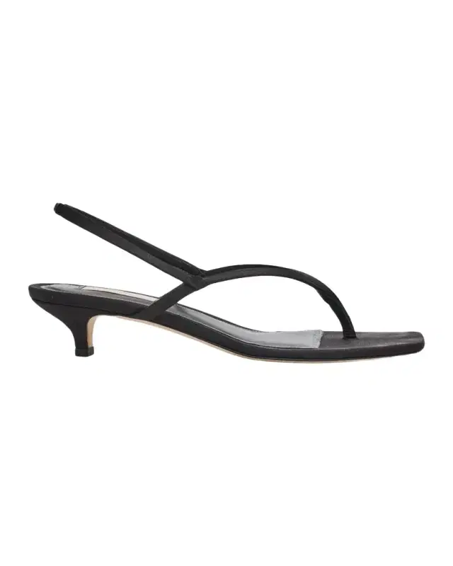 Toteme 35MM Satin Slingback Flip Flops