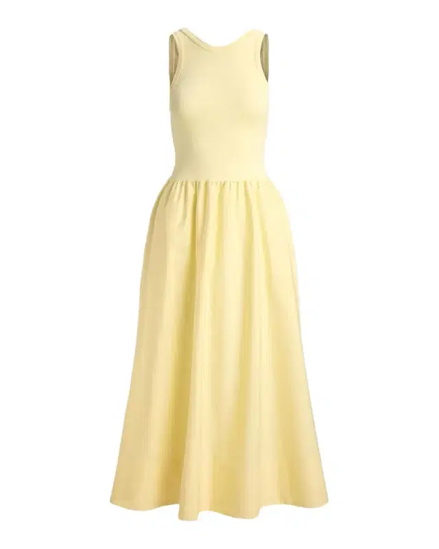 Polo Ralph Lauren Ponte-Bodice Sleeveless Midi Dress