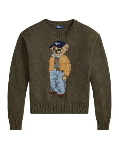 Polo Ralph Lauren Polo Bear Cotton Crewneck Sweater | Thumbnail 1 Polo Ralph Lauren Polo Bear Cotton Crewneck Sweater | Thumbnail 1