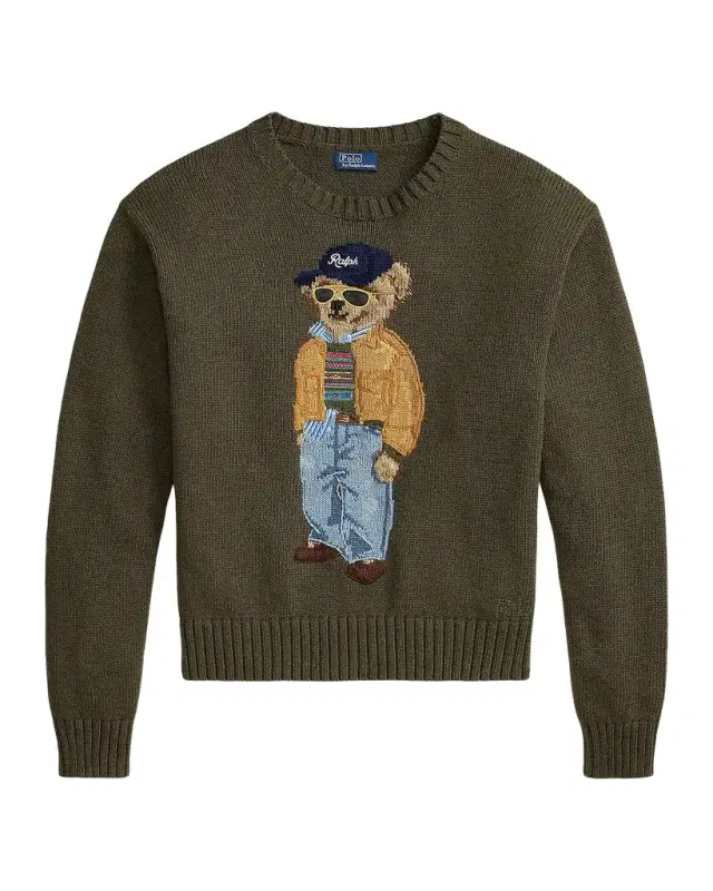 Polo Ralph Lauren Polo Bear Cotton Crewneck Sweater