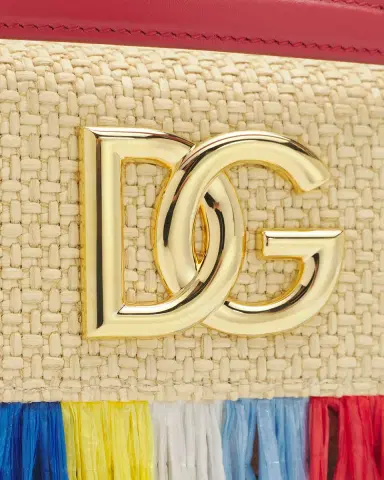 Dolce & Gabbana Fringed Raffia Shoulder Bag | Thumbnail 4 Dolce & Gabbana Fringed Raffia Shoulder Bag | Thumbnail 4