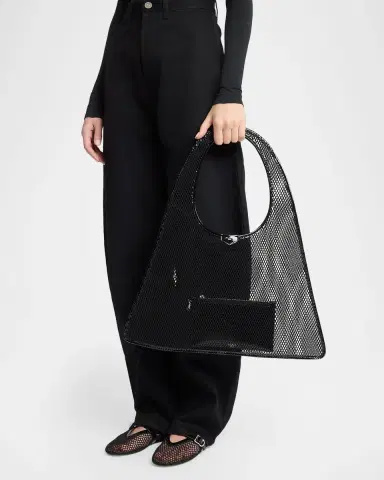Alaïa One Piece Mesh Hobo Bag | Thumbnail 2