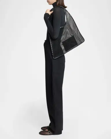 Alaïa One Piece Mesh Hobo Bag | Thumbnail 5