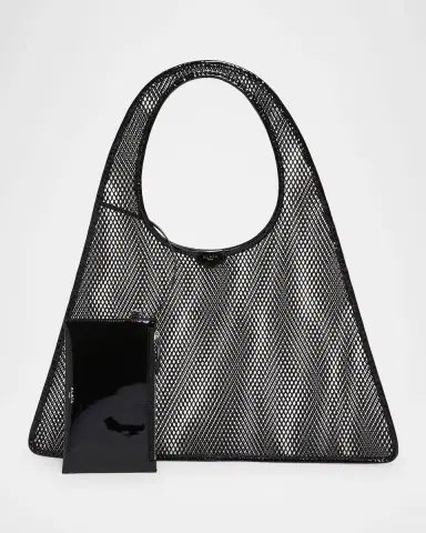 Alaïa One Piece Mesh Hobo Bag | Thumbnail 7