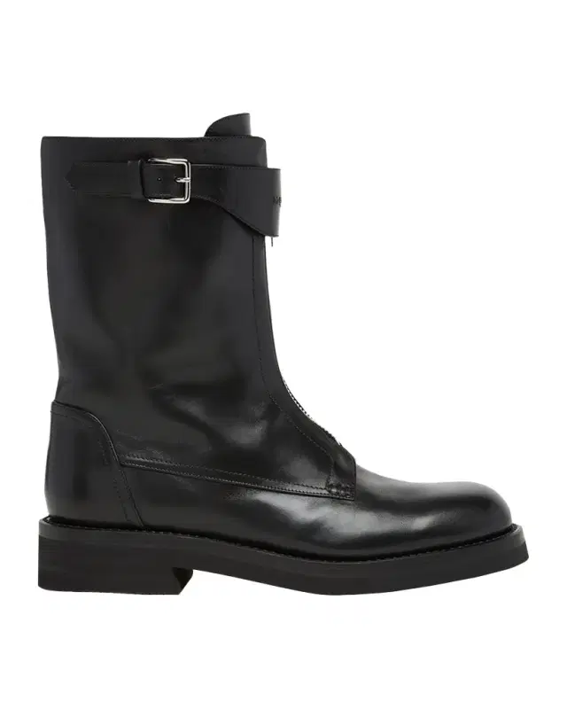 McQueen Men 's Leather Biker Boots
