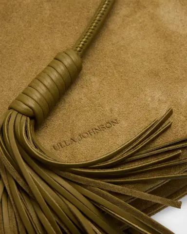Ulla Johnson Paloma Flap Tassel Suede Shoulder Bag | Thumbnail 5 Ulla Johnson Paloma Flap Tassel Suede Shoulder Bag | Thumbnail 5