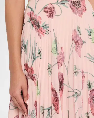 Erdem Floral Pleated Voile Midi Skirt | Thumbnail 5 Erdem Floral Pleated Voile Midi Skirt | Thumbnail 5