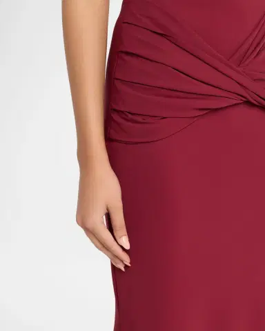 Chiara Boni La Petite Robe Zesika Twisted Halter Trumpet Gown | Thumbnail 5 Chiara Boni La Petite Robe Zesika Twisted Halter Trumpet Gown | Thumbnail 5