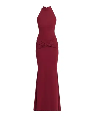 Chiara Boni La Petite Robe Zesika Twisted Halter Trumpet Gown | Thumbnail 1 Chiara Boni La Petite Robe Zesika Twisted Halter Trumpet Gown | Thumbnail 1