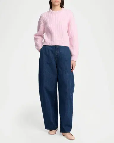 Jil Sander English Rib Wool Crewneck Sweater | Thumbnail 2