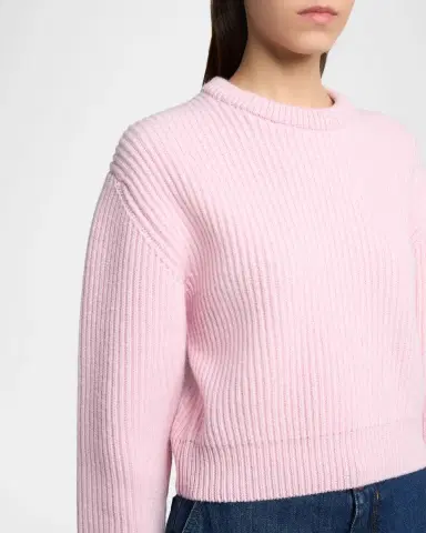 Jil Sander English Rib Wool Crewneck Sweater | Thumbnail 5