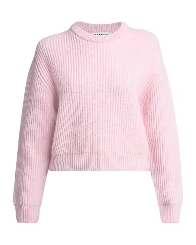 Jil Sander English Rib Wool Crewneck Sweater