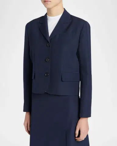 Marni Short Techno Wool Jacket | Thumbnail 4 Marni Short Techno Wool Jacket | Thumbnail 4