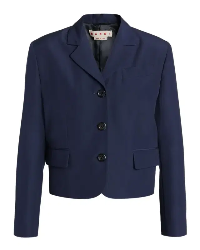 Marni Short Techno Wool Jacket