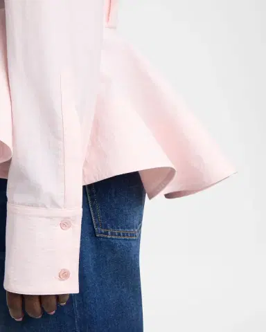 Stella McCartney Peplum Cotton Button-Down Shirt | Thumbnail 5 Stella McCartney Peplum Cotton Button-Down Shirt | Thumbnail 5