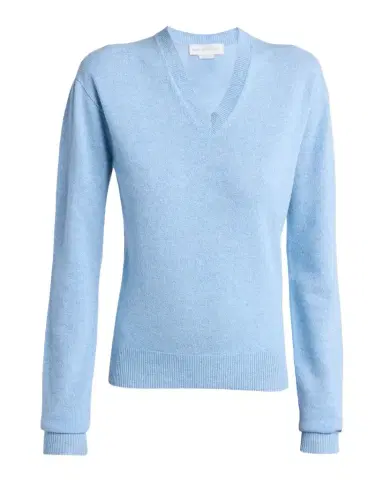 Stella McCartney Recycled Cashmere & Wool V-Neck Sweater | Thumbnail 1 Stella McCartney Recycled Cashmere & Wool V-Neck Sweater | Thumbnail 1