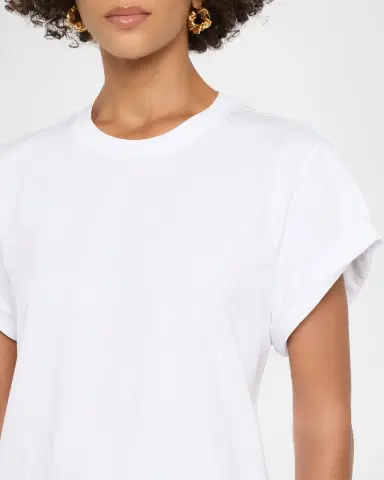 Victoria Beckham Tilly Oversized Cotton T-Shirt | Thumbnail 5 Victoria Beckham Tilly Oversized Cotton T-Shirt | Thumbnail 5