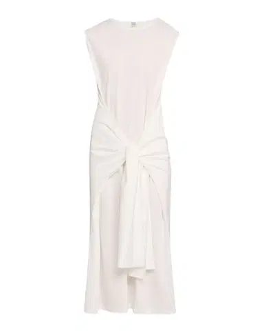 TOTEME Tie-Waist Cotton Jersey Dress | Thumbnail 1 TOTEME Tie-Waist Cotton Jersey Dress | Thumbnail 1