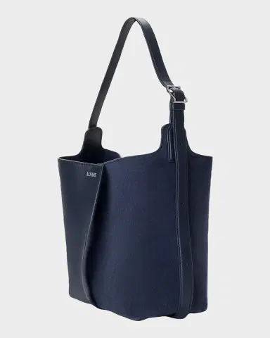 Loewe Bilbao Medium Leather and Suede Bucket Bag | Thumbnail 2 Loewe Bilbao Medium Leather and Suede Bucket Bag | Thumbnail 2