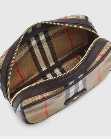 Burberry Highlands Makeup Pouch | Thumbnail 4 Burberry Highlands Makeup Pouch | Thumbnail 4