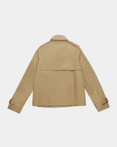 Burberry Girl's Rosie Cotton Trench Jacket, Size 4-14 | Thumbnail 2 Burberry Girl's Rosie Cotton Trench Jacket, Size 4-14 | Thumbnail 2