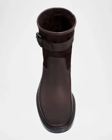 Church's Sylvie Leather and Suede Boots | Thumbnail 3 Church's Sylvie Leather and Suede Boots | Thumbnail 3