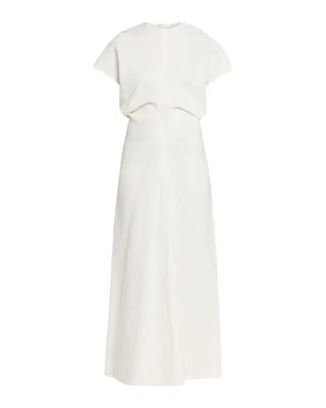 Toteme Slouch Waist Short Sleeve Dress